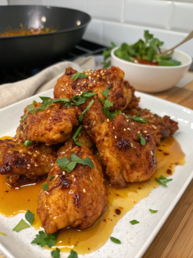 5 ingredient hot honey chicken