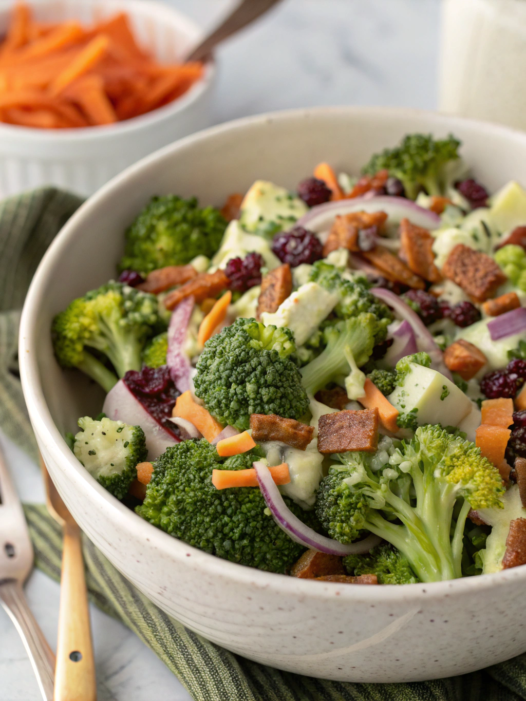 Amish Broccoli Salad ingredients