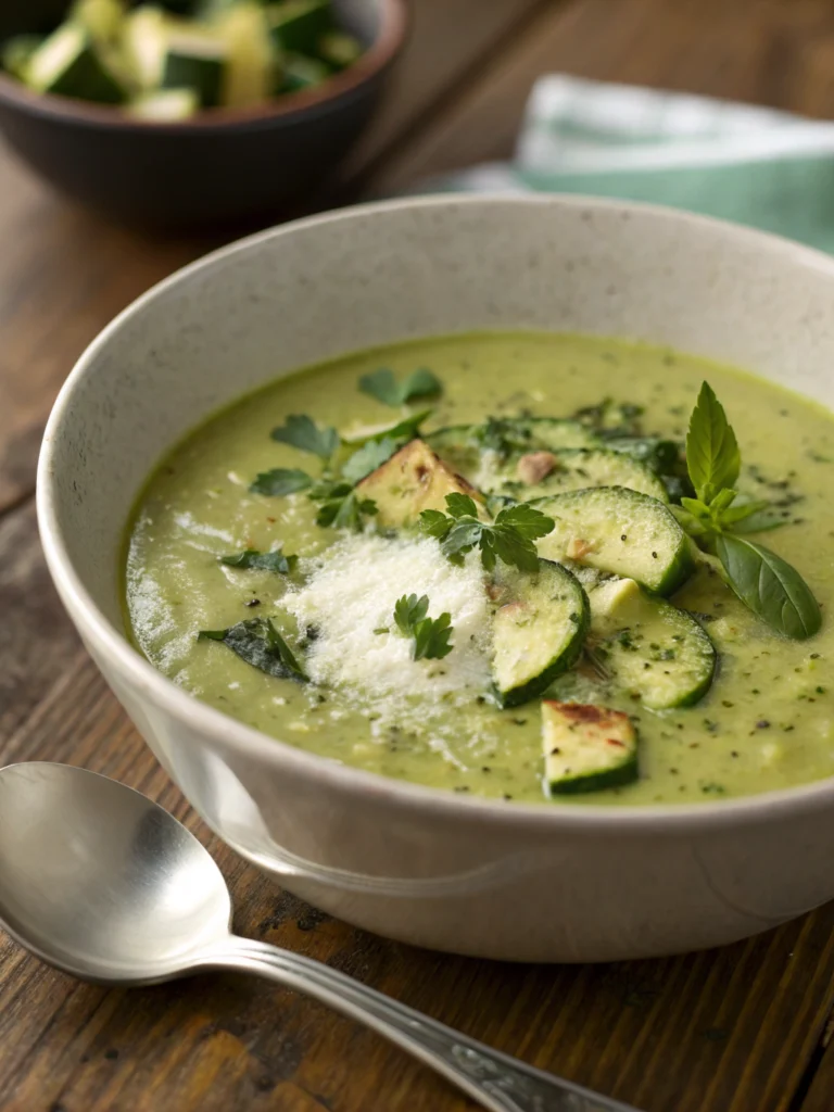 Creamy Zucchini Soup