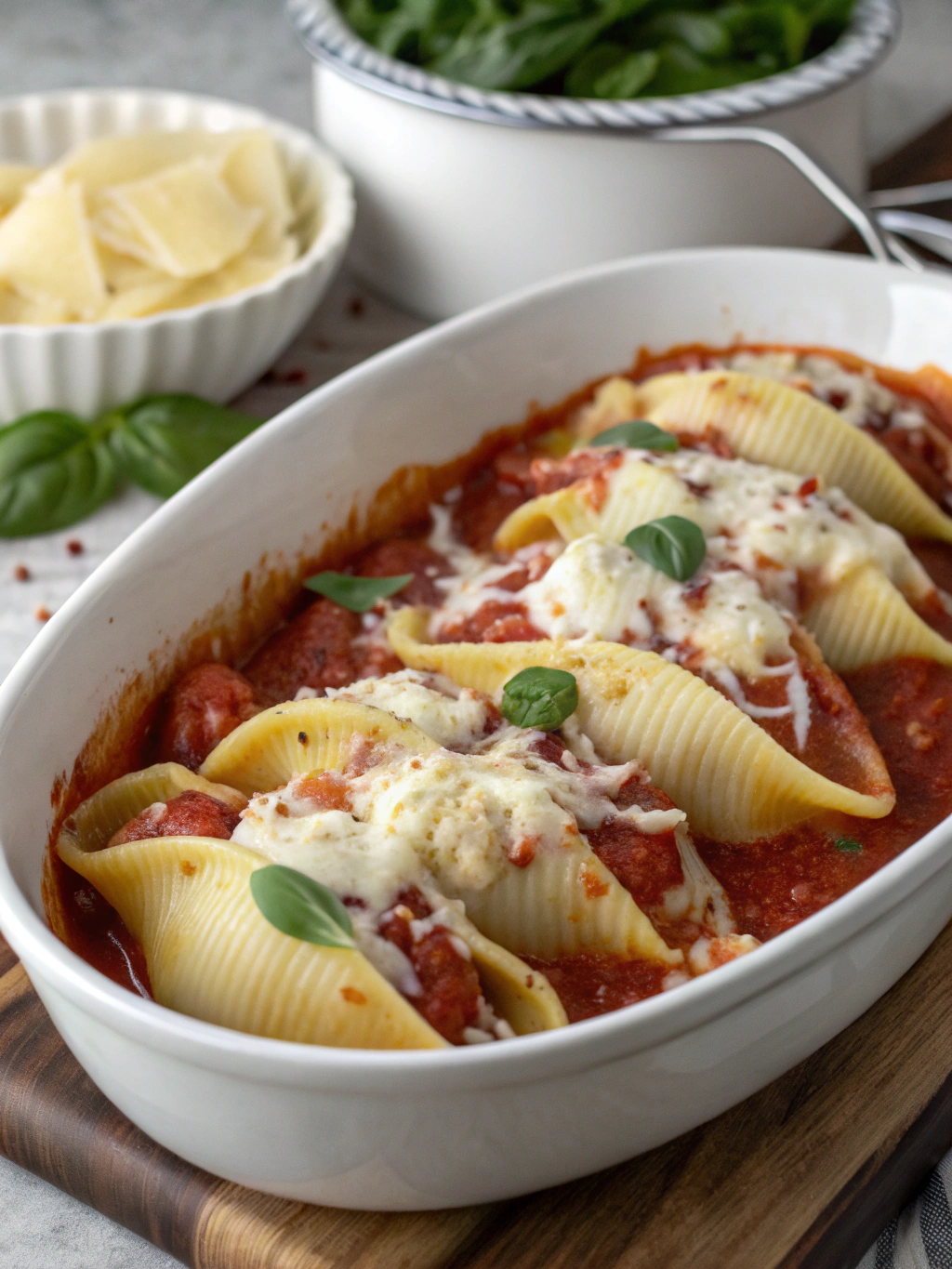 Crockpot Ricotta Stuffed Shells