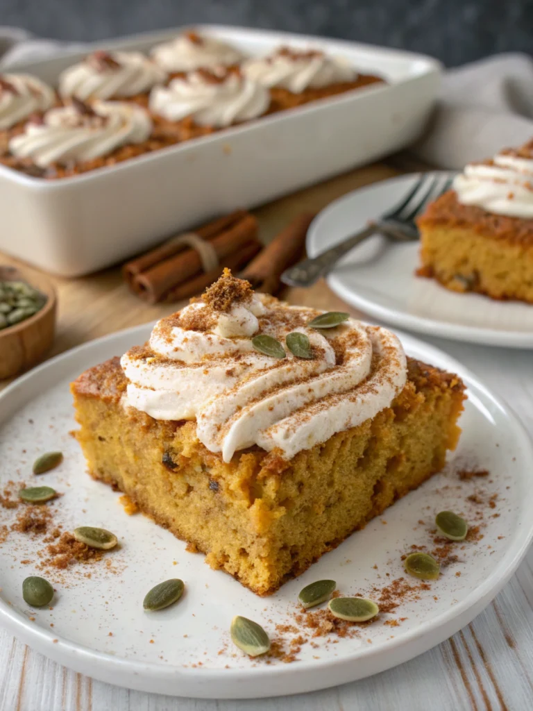Pumpkin Cream Cheese Coffee Cake