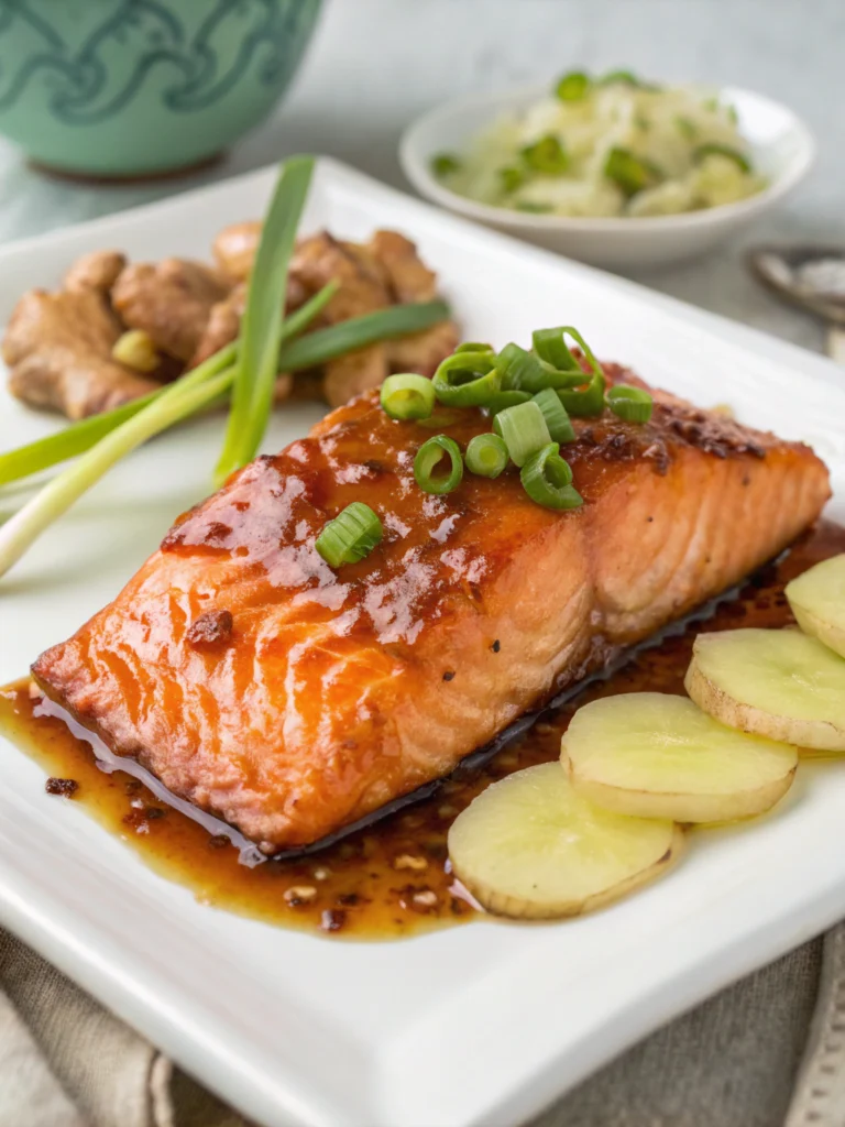 Salmon with a Ginger Glaze