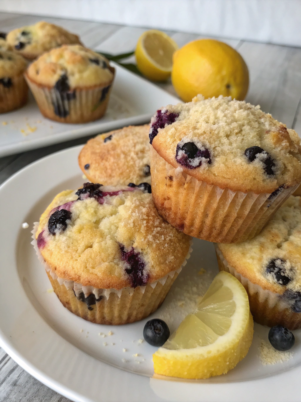 blueberry lemon muffins