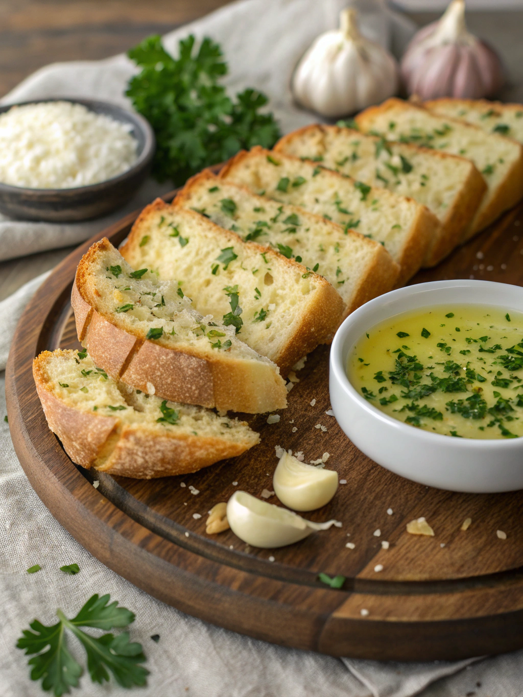 garlic bread dip recipe