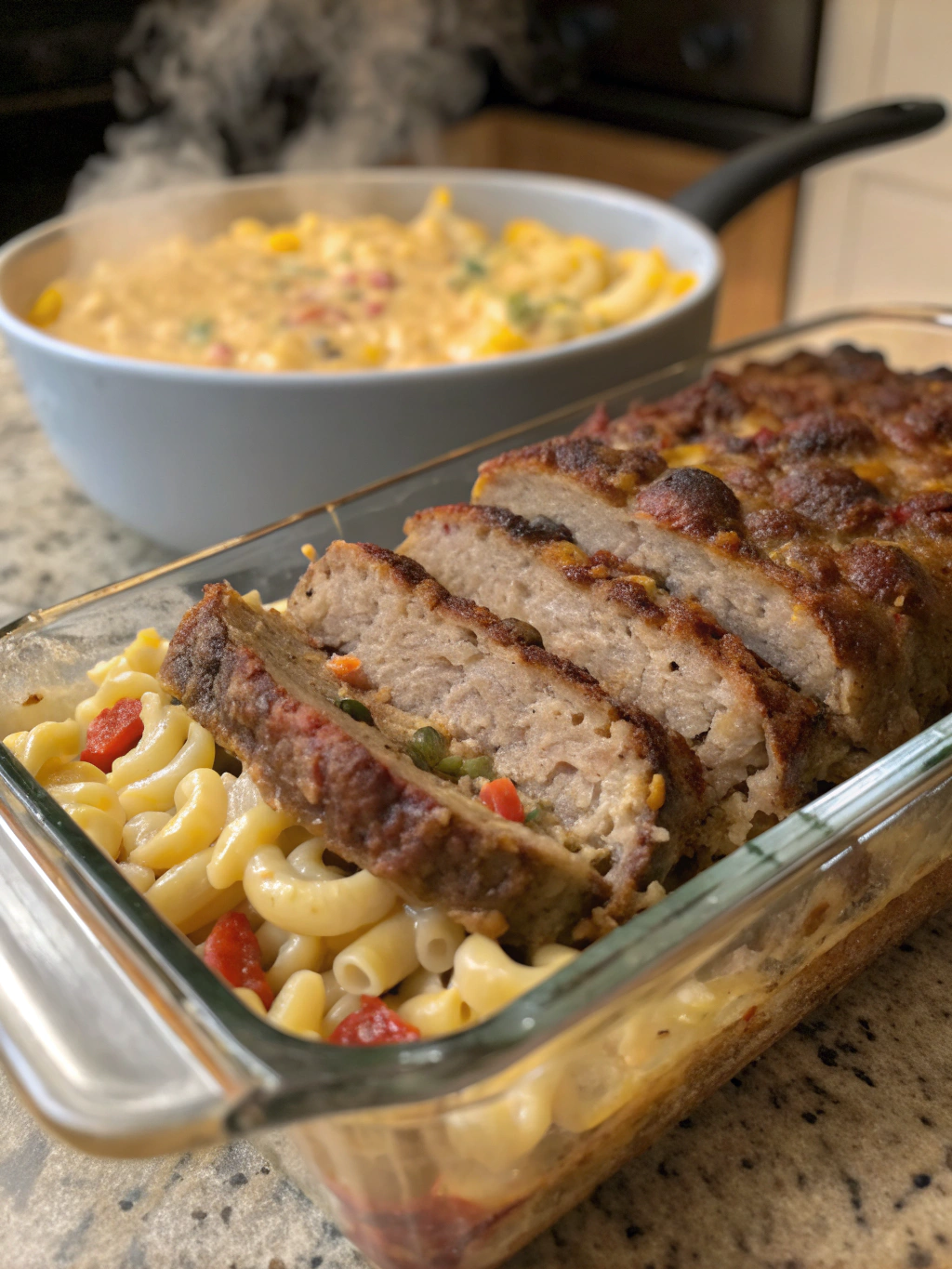 Meatloaf Mac and Cheese Casserole Ingredients
