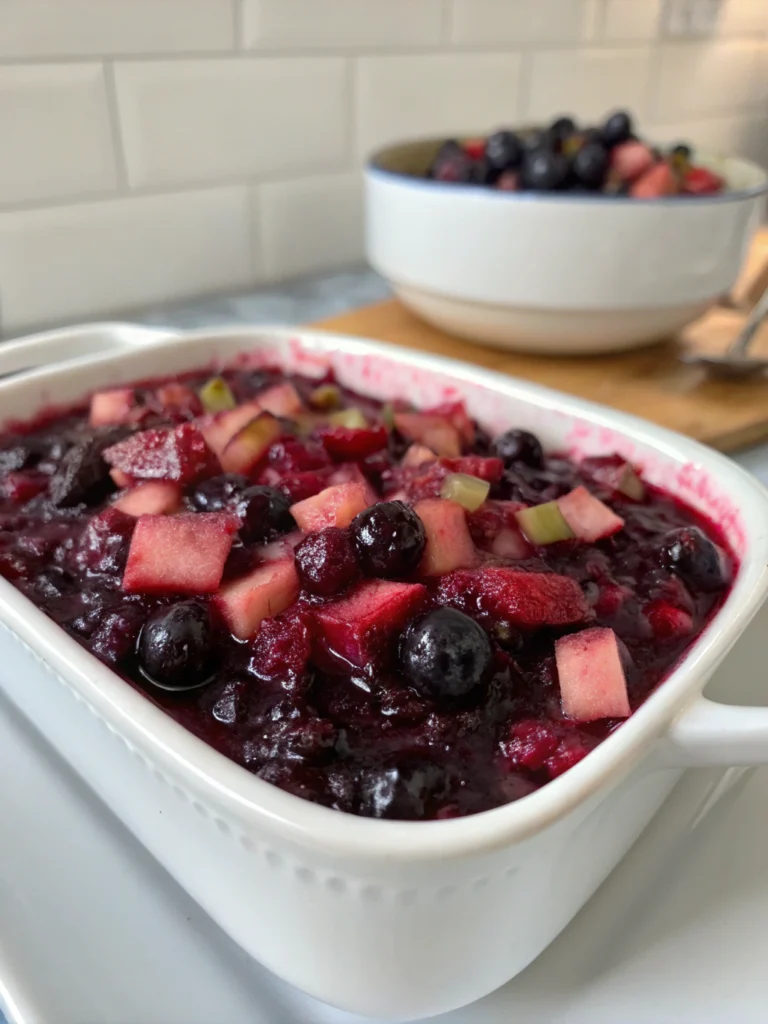 BLUEBERRY RHUBARB JAM