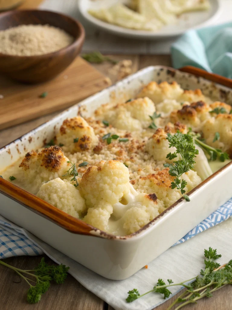 Cauliflower Gratin