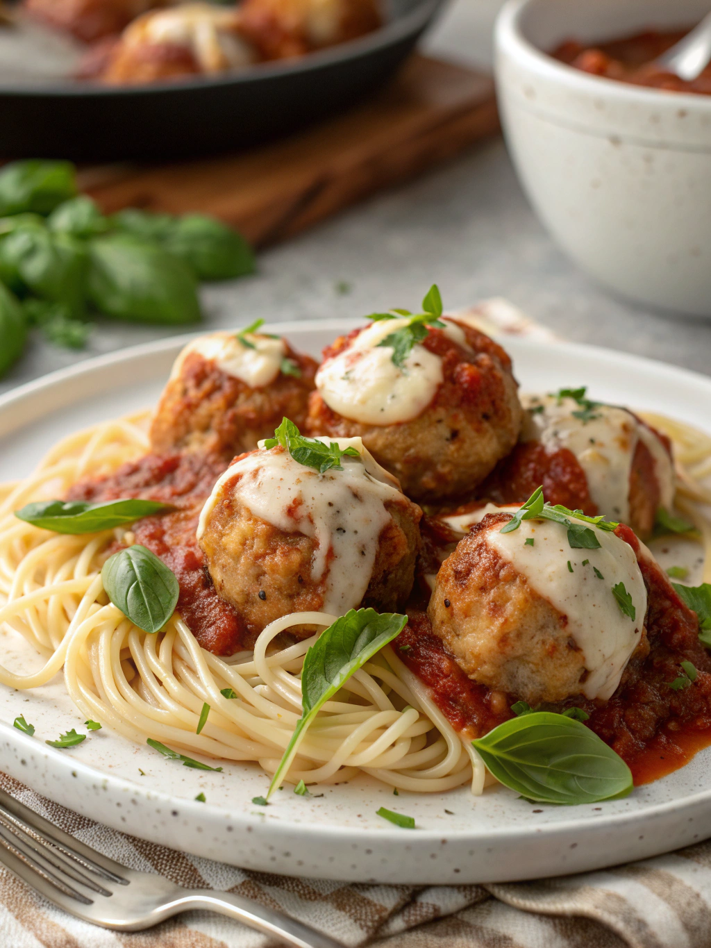 Chicken Parm Meatballs