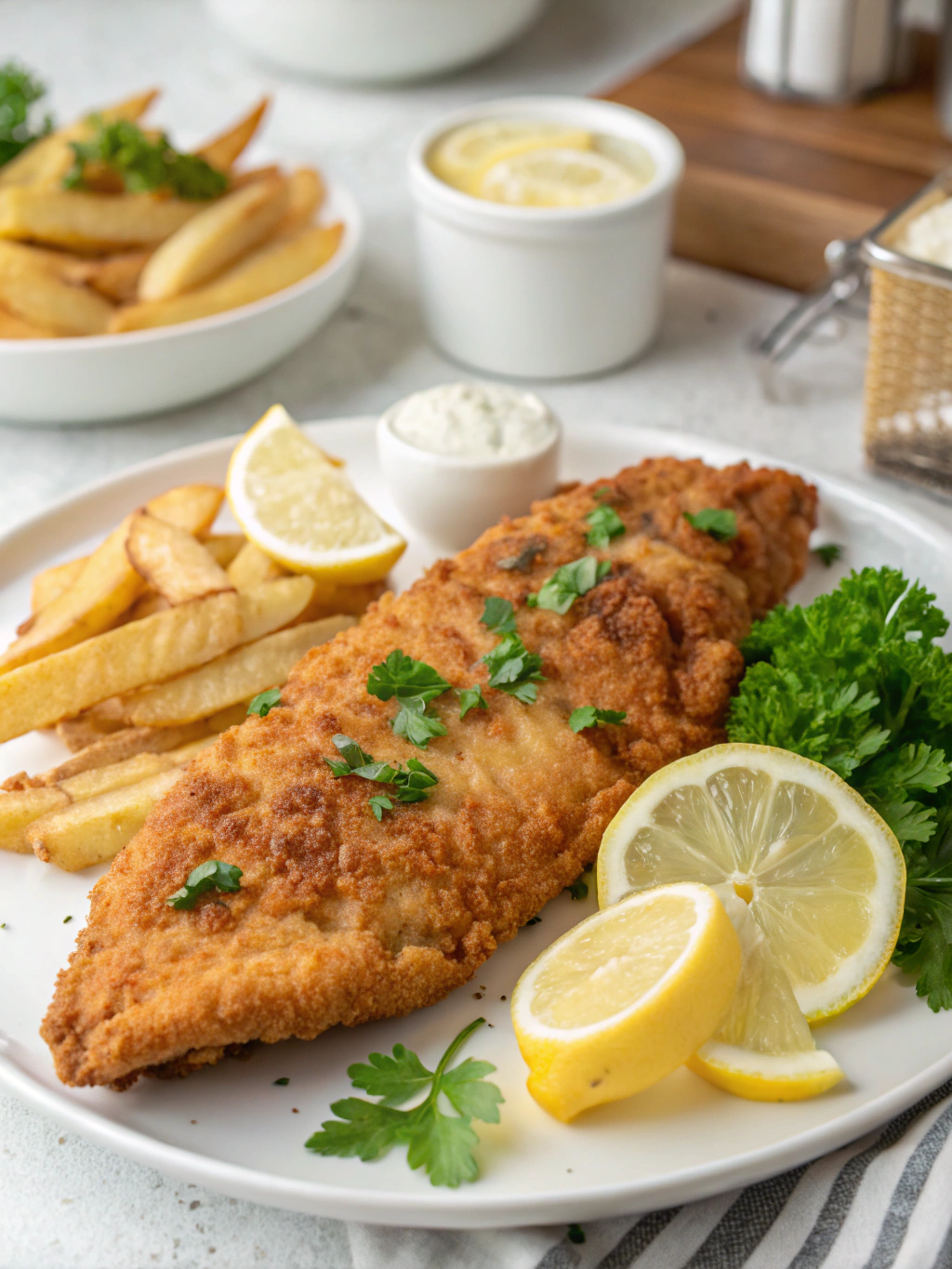 Crunchy Batter Fried Fish