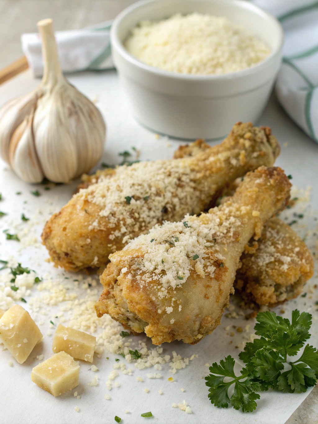Garlic Parmesan Drumsticks ingredients