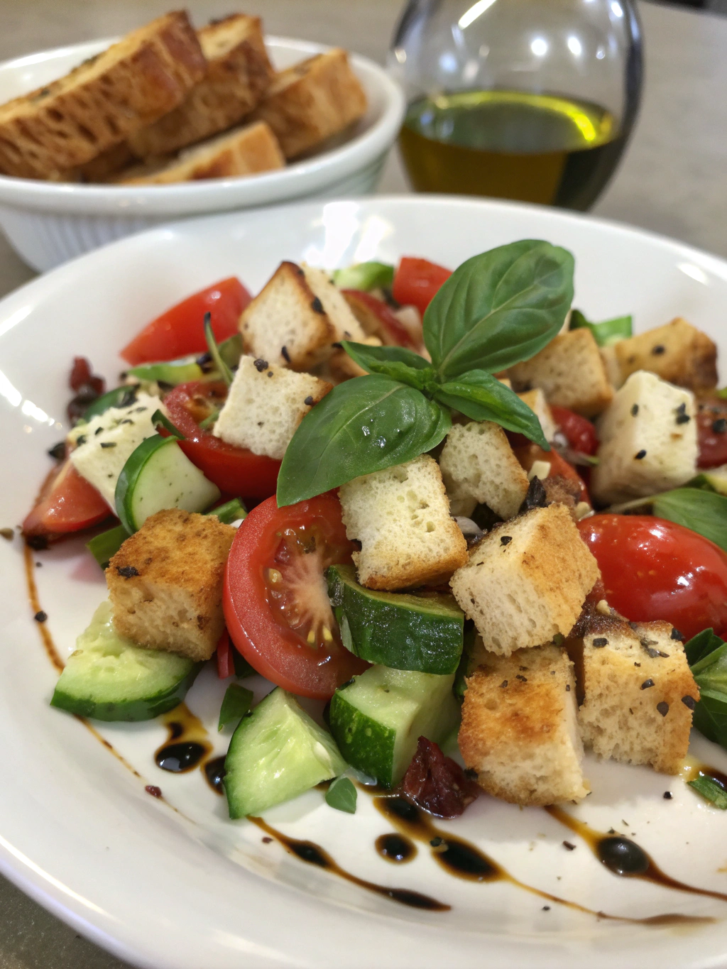Greek Panzanella