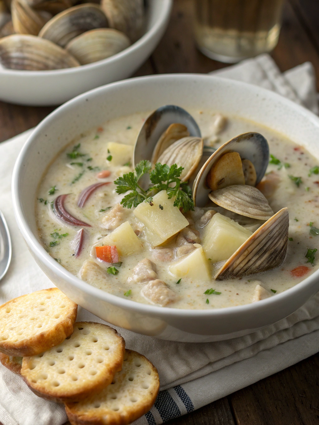 New England Clam Chowder ingredients