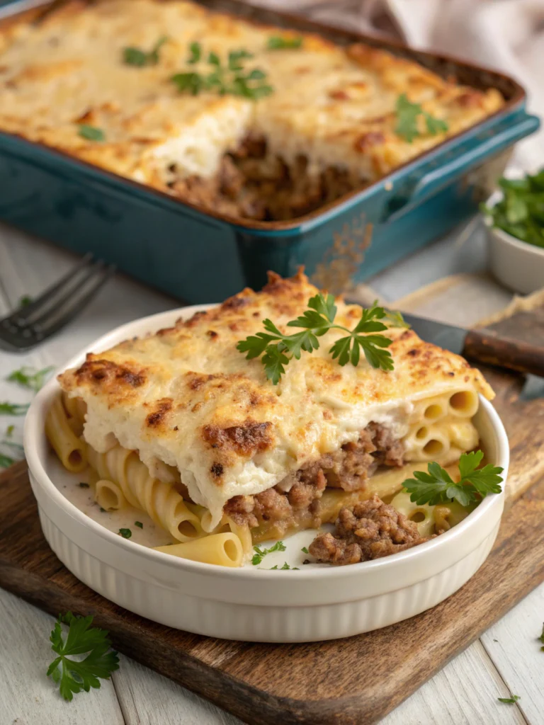 Pastitsio Casserole