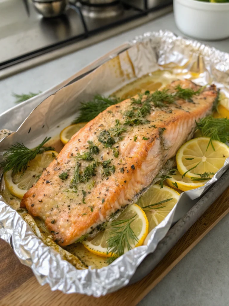 Salmon Baked in Foil