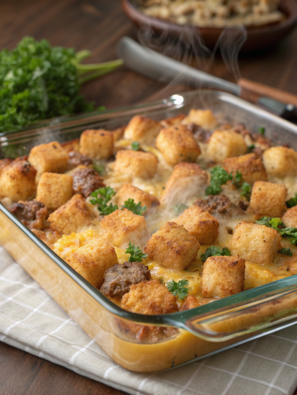 Tater Tot Breakfast Casserole