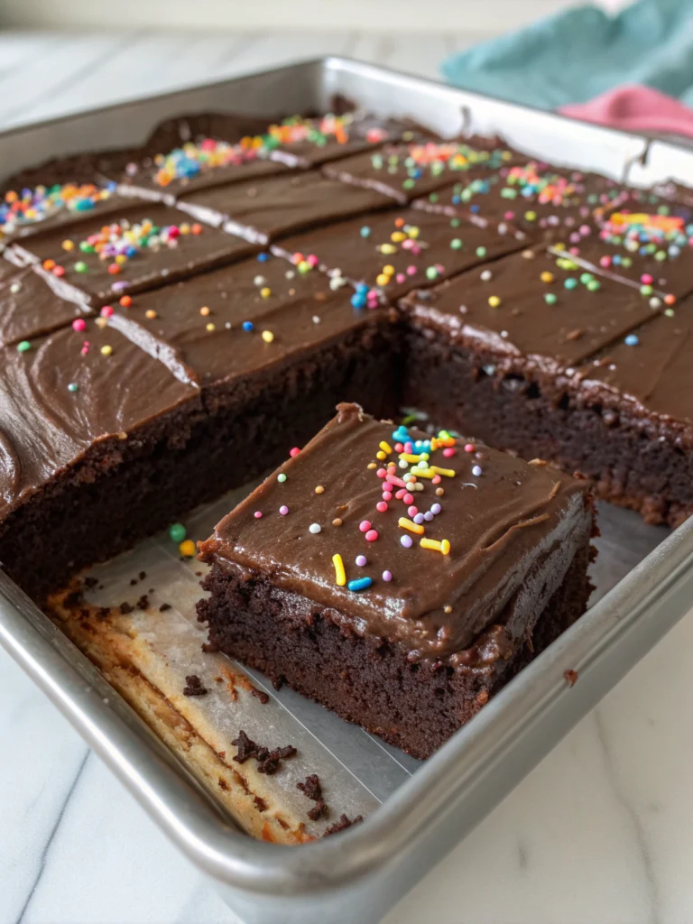 chocolate sheet cake