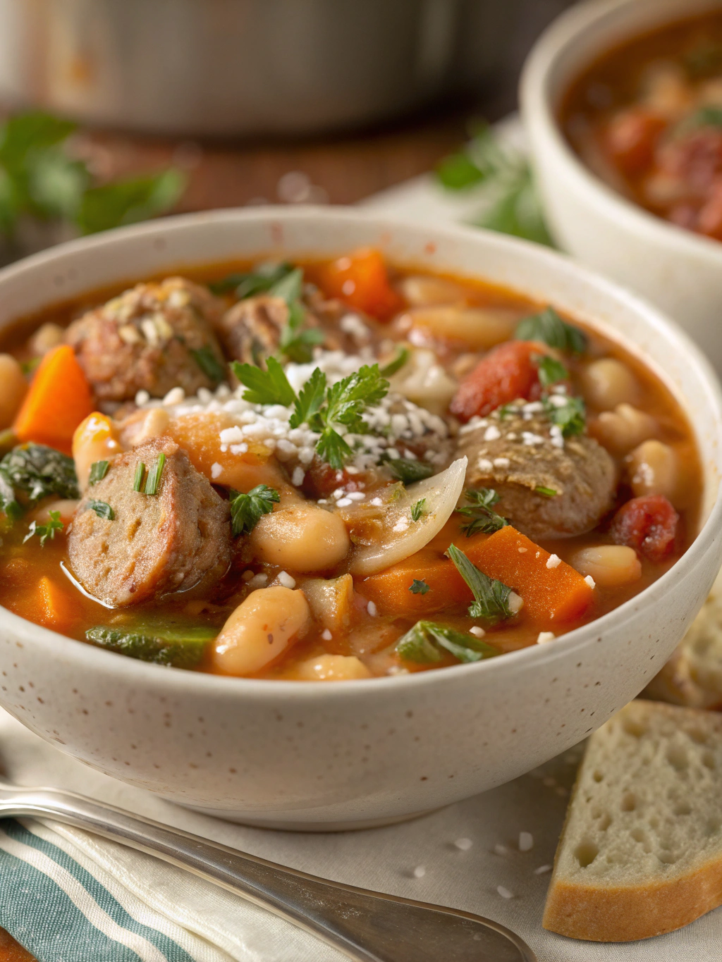 italian sausage and bean soup