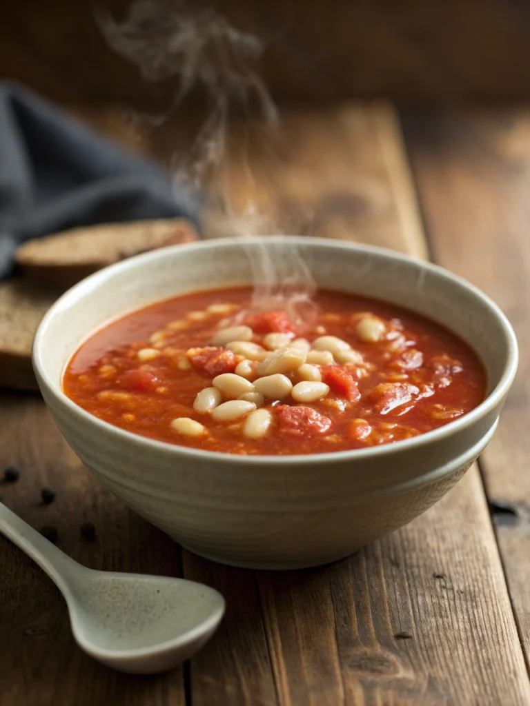 tomato and white bean soup