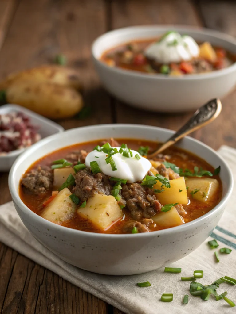 Hamburger Potato Soup