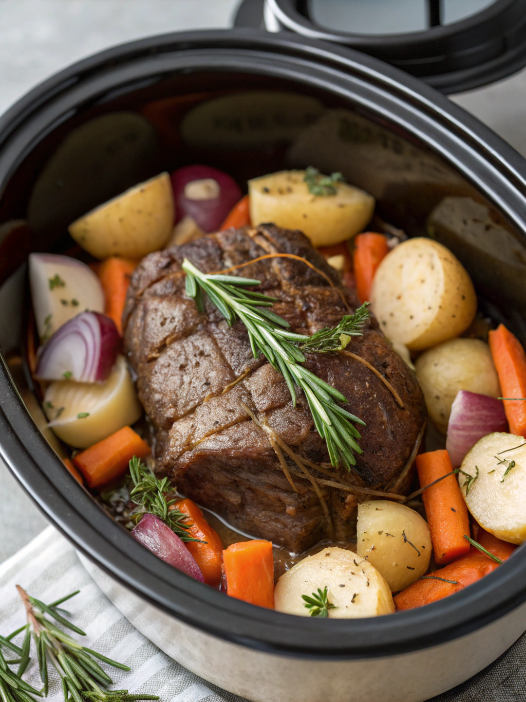 Slow Cooker Beef Roast ingredients